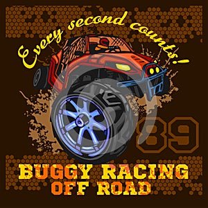 Dune buggy riders - off road badge