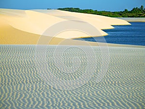 Dune with lagoon