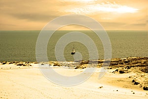 Dune landscape and Kursiu Sea