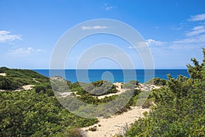 Dune system of Piscinas in Sardinia, Italy