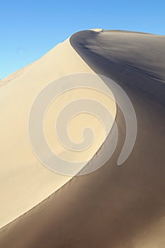 Dune in the Taklamakan desert. China photo