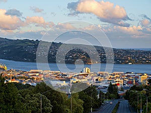 Dunedin during sunset photo