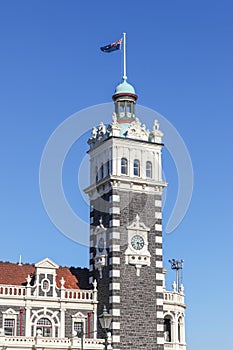 Dunedin Train Station Clocktower photo