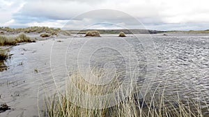 The dunes and beach at Maghera Beach near Ardara, County Donegal - Ireland.