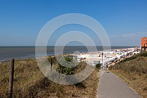 Dunes beach North Sea, Blankenberge, Belgium