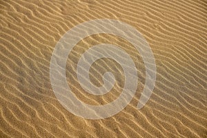 Dunes beach sand texture in Costa Dorada