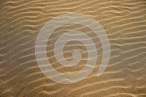 Dunes beach sand texture in Costa Dorada