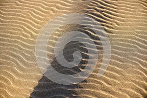 Dunes beach sand texture in Costa Dorada