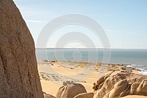 Dunes of the Cabo Polonia National Park in the Department of Rocha in Uruguay photo