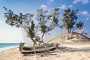 Dunes and canoes