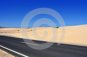 Dunes of Corralejo in Fuerteventura photo