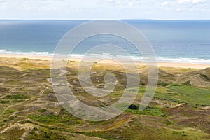 Dunes de Biville, nature reserve near Vasteville and Heauville, Cotentin, La Hague, English Channel, Normandy, France