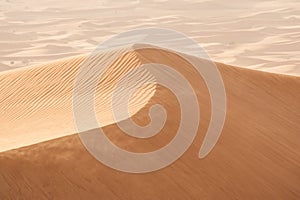 Dunes in desert