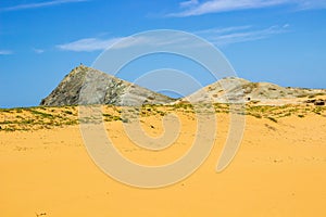 dunes and ergs in the desert