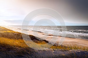 Dunes at Hvide Sande beach