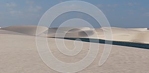 Dunes Landscape in Barreirinhas, Brazil photo