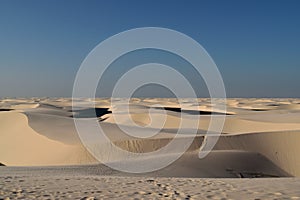 The dunes of the Lencois Maranhenses National Park photo