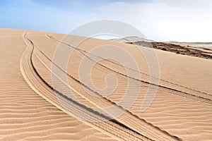 Dunes of Morro dÂ´Areia, Boavista, Kapverden