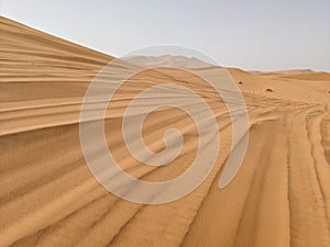 Dunes of Sahara desert