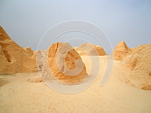 Dunes in the Sahara Desert, Tunisia