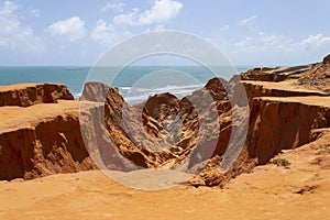 Dunes, sand, sun and blue sea.