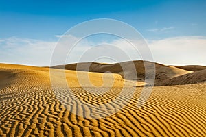 Dunes of Thar Desert, Rajasthan, India