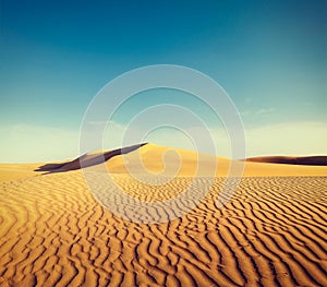 Dunes of Thar Desert, Rajasthan, India