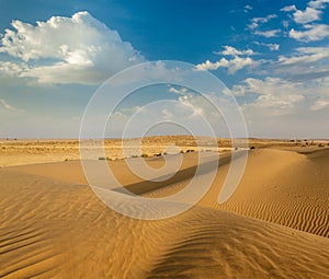 Dunes of Thar Desert, Rajasthan, India