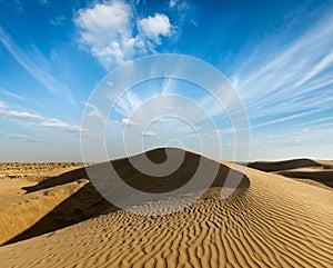 Dunes of Thar Desert, Rajasthan, India