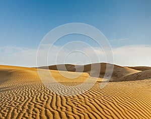 Dunes of Thar Desert, Rajasthan, India