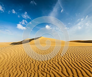 Dunes of Thar Desert, Rajasthan, India