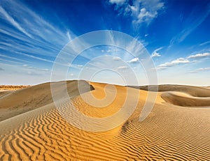 Dunes of Thar Desert, Rajasthan, India