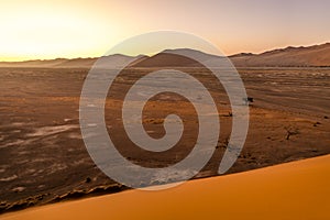 Dunescape of Namib-Naukluft National Park, Namibia photo