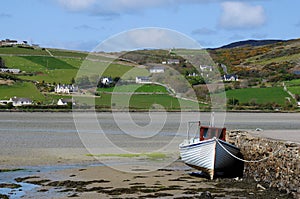Dunfanaghy harbor in Donegal Ireland horizontal photo