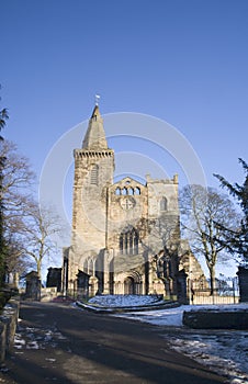 Dunfermline Abbey in Winter