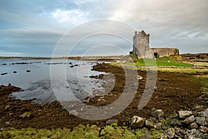 Dungaire Castle on Galway Bay
