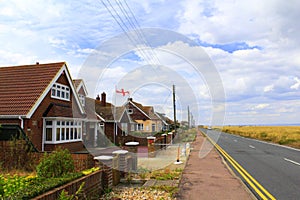 Dungeness coastal road Lydd-on-Sea United Kingdom