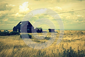 Dungeness National Nature Reserve view Kent England