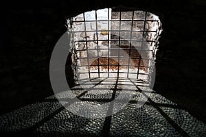 Dungeon old dark prison medieval cell bars
