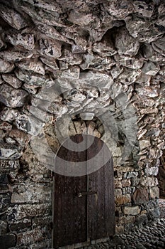 Dungeons and tunnels in Suomenlinna fortress in Helsinki, Finland