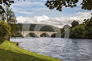 Dunkeld Bridge in Perthshire built by Thomas Telford.