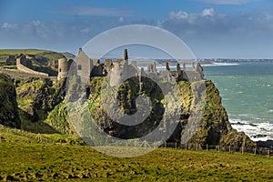 Dunluce Castle Antrim Coast Irish landmark Northern Ireland summer