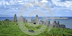 Dunluce Castle in Northern Ireland