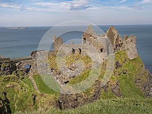 Dunluce Castle in Northern Ireland - a popular landmark in Northern Ireland