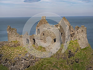 Dunluce Castle in Northern Ireland - a popular landmark in Northern Ireland