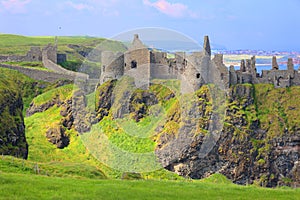 Dunluce is one of the most picturesque and romantic of Irish Castles.