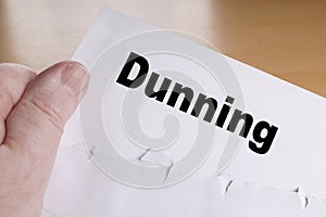 dunning letter