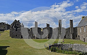 Dunnottar castle a medieval fortress in Scotland