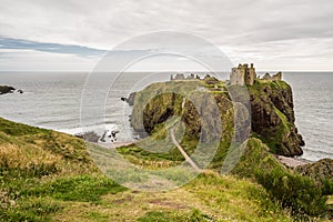 Dunnottar Castle in Stonehaven, Scotland