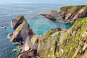 Dunquin Pier of Peninsula in Ireland.